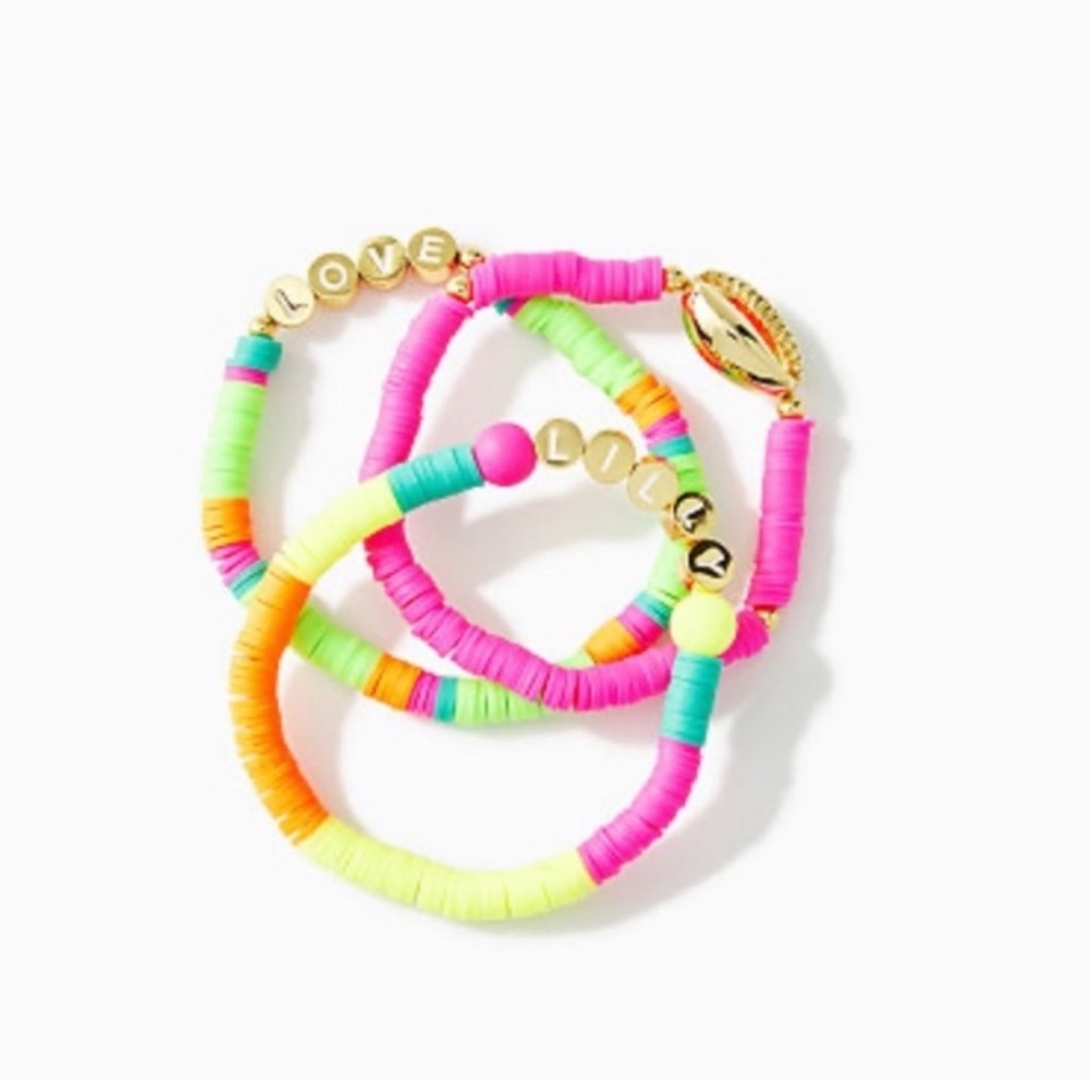 NWT GWP Lilly Pulitzer beaded Bracelet set